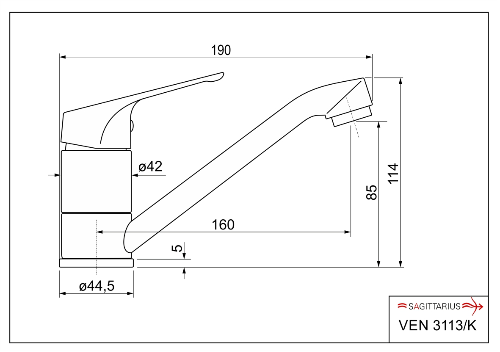 Venus VEN 3113/K drezová batéria